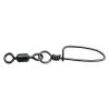 Tsunami Fishing Snaps And Swivels Tsunami Strong Swivel With Coastlock Snap (Black Stainless)