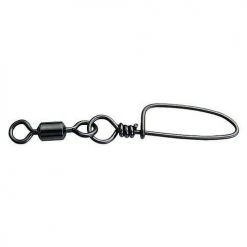 Tsunami Fishing Snaps And Swivels Tsunami Strong Swivel With Coastlock Snap (Black Stainless)