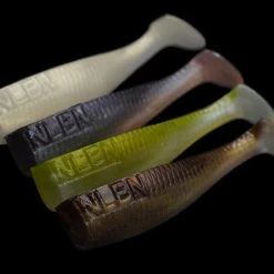 Soft Plastic Lures No Live Bait Needed (NLBN) 3" Paddle Tail Swimbait