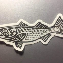 The Saltwater Edge Fish Stickers "Tribal Art" Books, Art, Stickers, Etc