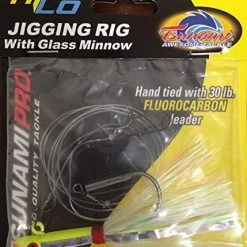 Tsunami Fishing Tsunami Hi-Lo Rig With Glass Minnow Jig Fluke Rigs