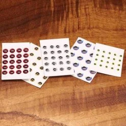 Hareline Dubbin Fly Tying Hareline 3D Holographic Eyes Super Pearl #367