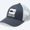 Hats Costa Del Mar Tuna Waves Trucker