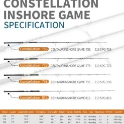Centaur Anglers Choice Centaur Constellation Inshore Game Popping Rods