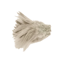 Hareline Dubbin Dyed Over White Strung Chinese Saddle Hackle