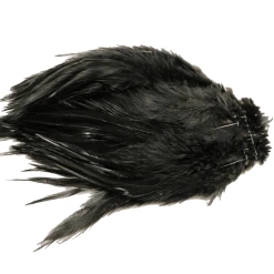 Hareline Dubbin Dyed Over White Strung Chinese Saddle Hackle