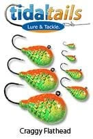 Jigs Tidal Tails "Craggy" Flathead Blackfish Jig'z