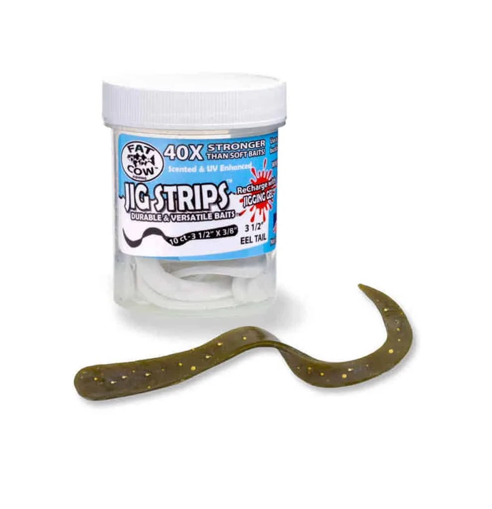 Fat Cow Fishing Fat Cow Eel Tail Jig Strips Jigs 5 Fat Cow Fishing Fat Cow Eel Tail Jig Strips Jigs