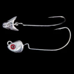 Fish Snax Lures Fish Snax 1 Oz Wiggle Jighead - 2 Pack