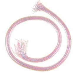 Hareline Dubbin Flashabou Minnow Body Pearl (Small)