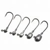 Gravity Tackle Atlas Jigheads - Black Nickel Jigs