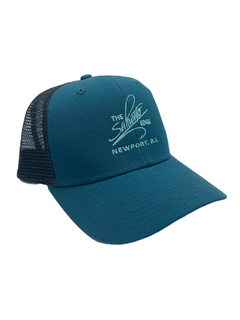 The Saltwater Edge Saltwater Edge Logo Sideline Trucker Hat Hats 5 The Saltwater Edge Saltwater Edge Logo Sideline Trucker Hat Hats