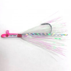 Tsunami Fishing Tsunami Glass Minnow W/ Mylar Skirt XL Hook Teaser