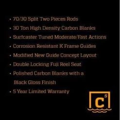 Lamiglas Carbon Surf Rod Surf Rods