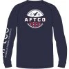 AFTCO Fishing Tackle Company Aftco Bird Of Prey Long Sleeve Performance Shirt Sun Protective Clothing