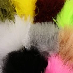 Hareline Dubbin Marabou Strung Blood Quills