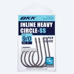 Fishing Hooks BKK SS Inline Heavy Circle Hooks