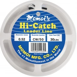 Momoi High Catch Monofilament Leader Material - 50yd