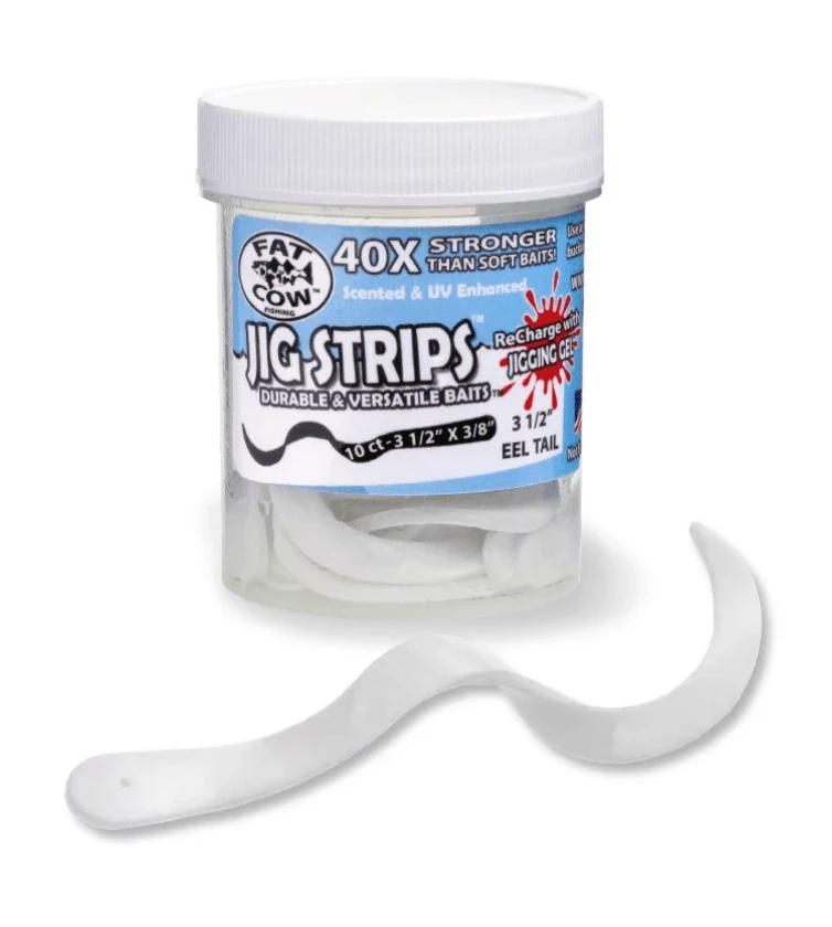 Fat Cow Fishing Fat Cow Eel Tail Jig Strips Jigs 3 Fat Cow Fishing Fat Cow Eel Tail Jig Strips Jigs