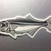 The Saltwater Edge Fish Stickers "Tribal Art" Books, Art, Stickers, Etc