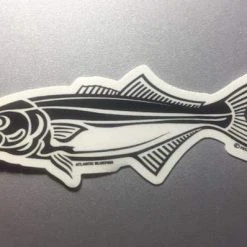 The Saltwater Edge Fish Stickers "Tribal Art" Books, Art, Stickers, Etc
