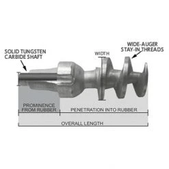 Wading Spikes And Studs Grip Studs 3000B Boot Kit (28 Studs With Manual Install Tool)
