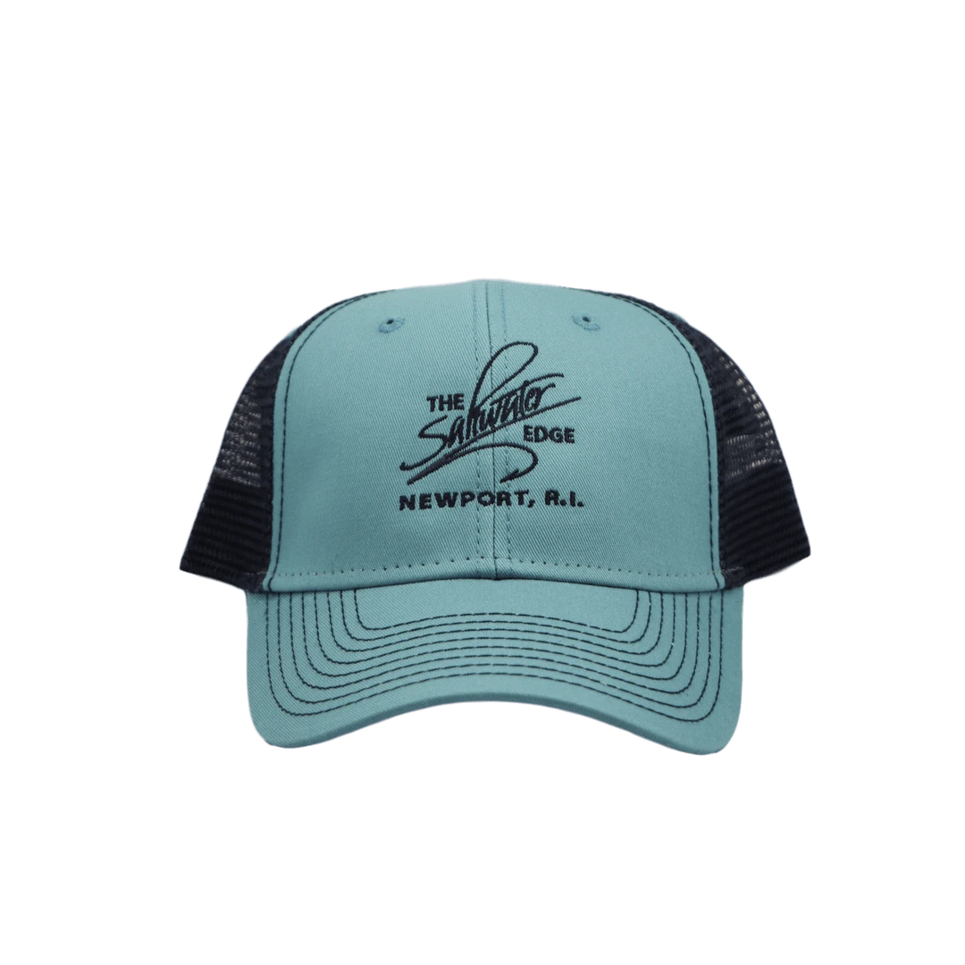 The Saltwater Edge Saltwater Edge Logo Sideline Trucker Hat Hats 3 The Saltwater Edge Saltwater Edge Logo Sideline Trucker Hat Hats
