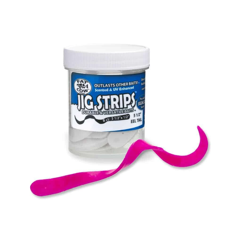 Fat Cow Fishing Fat Cow Eel Tail Jig Strips Jigs 15 Fat Cow Fishing Fat Cow Eel Tail Jig Strips Jigs
