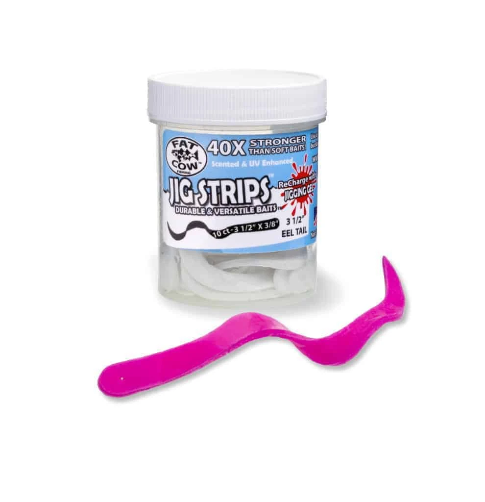 Fat Cow Fishing Fat Cow Eel Tail Jig Strips Jigs 9 Fat Cow Fishing Fat Cow Eel Tail Jig Strips Jigs
