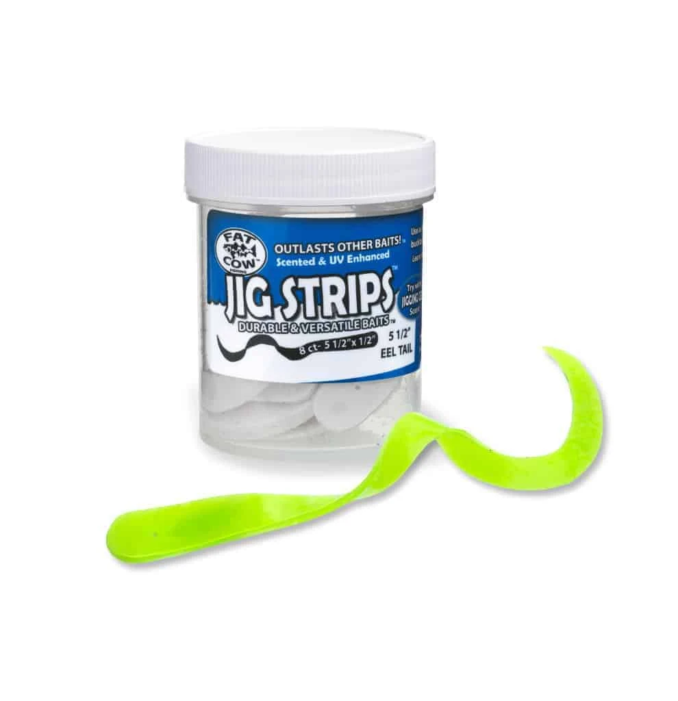 Fat Cow Fishing Fat Cow Eel Tail Jig Strips Jigs 11 Fat Cow Fishing Fat Cow Eel Tail Jig Strips Jigs