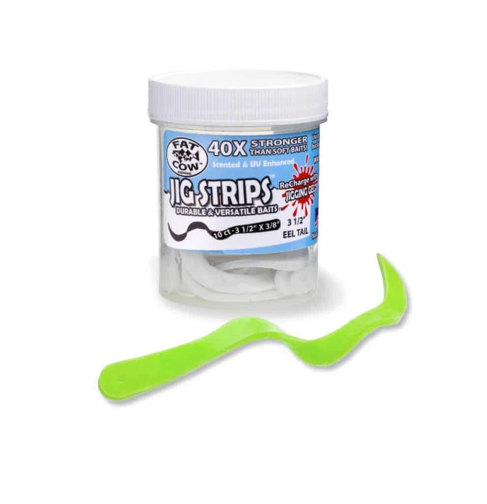 Fat Cow Fishing Fat Cow Eel Tail Jig Strips Jigs 7 Fat Cow Fishing Fat Cow Eel Tail Jig Strips Jigs