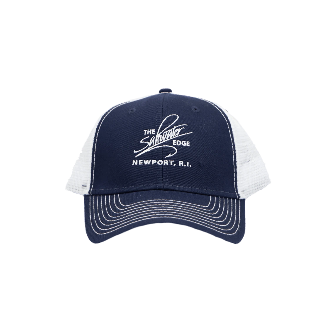 The Saltwater Edge Saltwater Edge Logo Sideline Trucker Hat Hats 4 The Saltwater Edge Saltwater Edge Logo Sideline Trucker Hat Hats