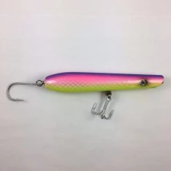 Sporting Wood Lures Wooden Lures Sporting Wood 2oz Pencil Popper - (Purple/Pink/Yellow)