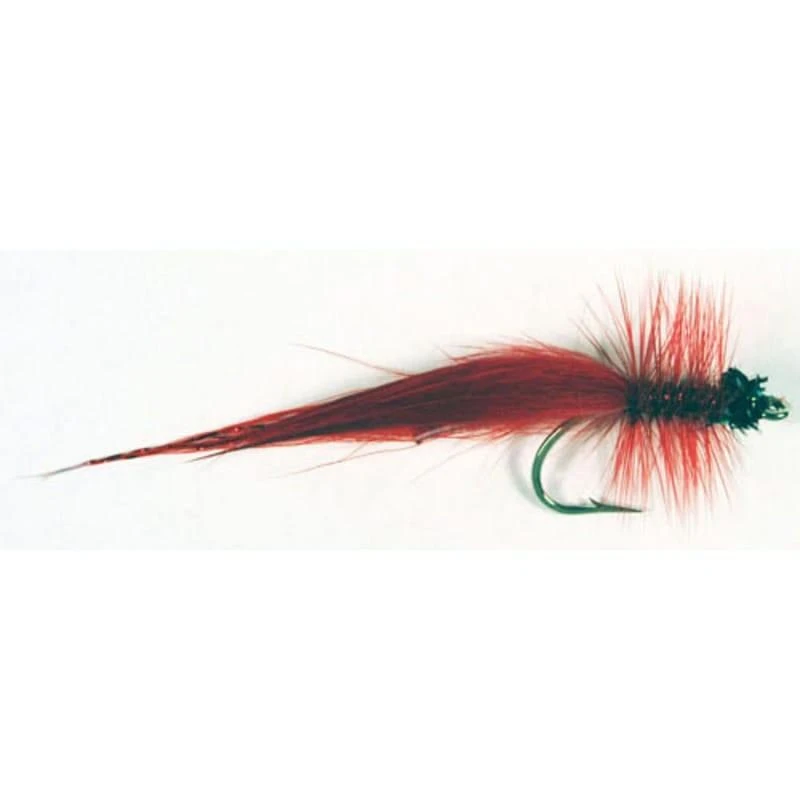 Guide Flies Steve Cook's Cinder Worm (Red - Size 2) Striper Flies 3 Guide Flies Steve Cook's Cinder Worm (Red - Size 2) Striper Flies