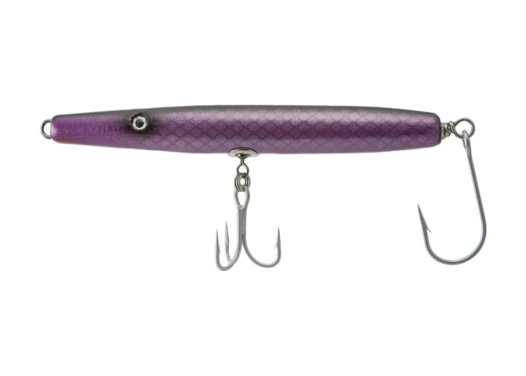 Sporting Wood Lures Sporting Wood 6" Needlefish (Black/Purple) Wooden Lures 3 Sporting Wood Lures Sporting Wood 6" Needlefish (Black/Purple) Wooden Lures