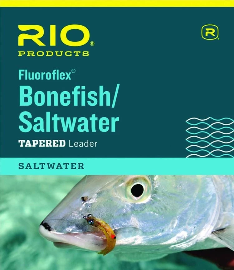 RIO Products Fly Fishing Accessories RIO Fluoroflex Saltwater Leader 3 RIO Products Fly Fishing Accessories RIO Fluoroflex Saltwater Leader