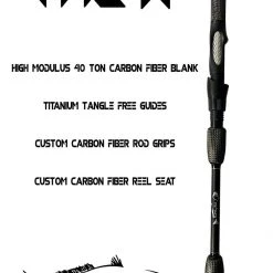 Bull Bay Tackle Company Bull Bay Tac-X Spinning Rod 9 Bull Bay Tackle Company Bull Bay Tac-X Spinning Rod