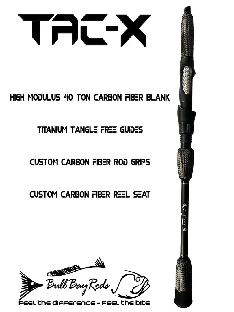 Bull Bay Tackle Company Bull Bay Tac-X Spinning Rod 5 Bull Bay Tackle Company Bull Bay Tac-X Spinning Rod