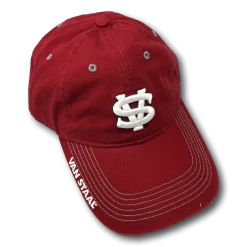 Hats Van Staal Cotton Long Bill Hat - Red